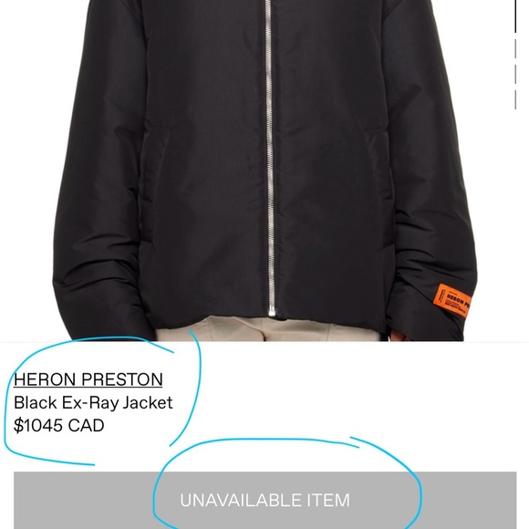 Heron Preston Ex-Ray padded jacket (unisex) - Picture 12 of 13